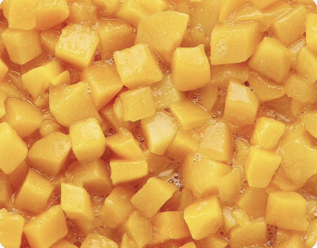 image of Peach cubes